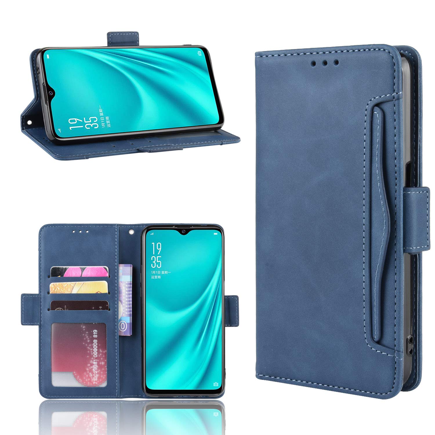 Amazon.co.jp: YEZHU Oppo Reno A 手帳型ケース・全面保護・カード