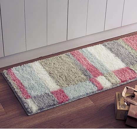 Amazon ベルメゾン キッチンマット 抗菌 防臭 シャギー マット ピンク ライトブルー系 約45 1 Belle Maison ベルメゾン ホーム キッチン Amazon ベルメゾン キッチンマット 抗菌 防臭 シャギー マット ピンク ライトブルー系 約45 1 Belle Maison ベルメゾン ホーム キッチン