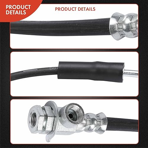 Miniatura 5 de A-Premium Manguera hidráulica de freno delantero del lado del conductor compatible con modelos Ford, para F-150 F150 1990-1996, Bronco 1990-1992