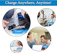 Vista 9 de USA® - Cargador adaptador de CA para Samsung Notebook 9 Pro de 12 pulgadas NP940X3M, NP940X3M-K01US