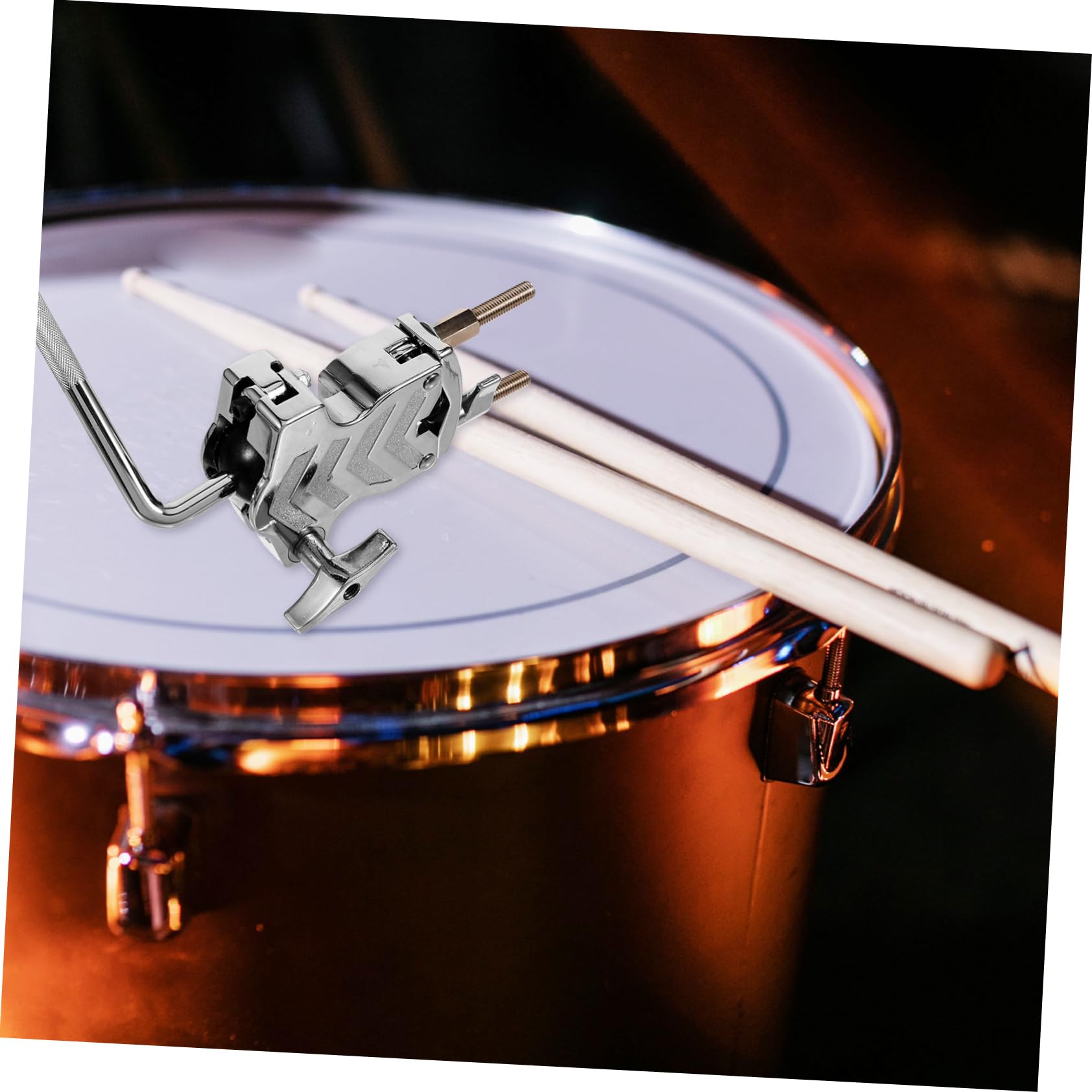 Cowbell Montageklemme Für Trommel Und Percussion Für Live-auftritte Und Proben Vielseitig Einsetzbarer Schlagzeughalter
