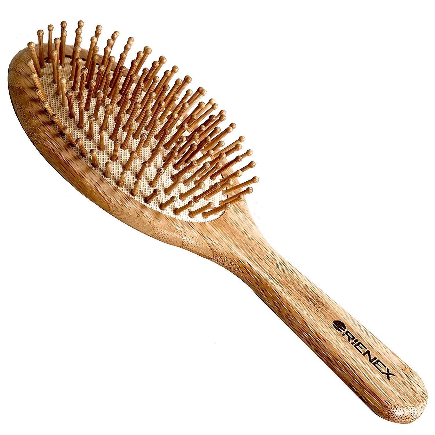 Camphor Wood Boar Bristle Scalp Massage Brush