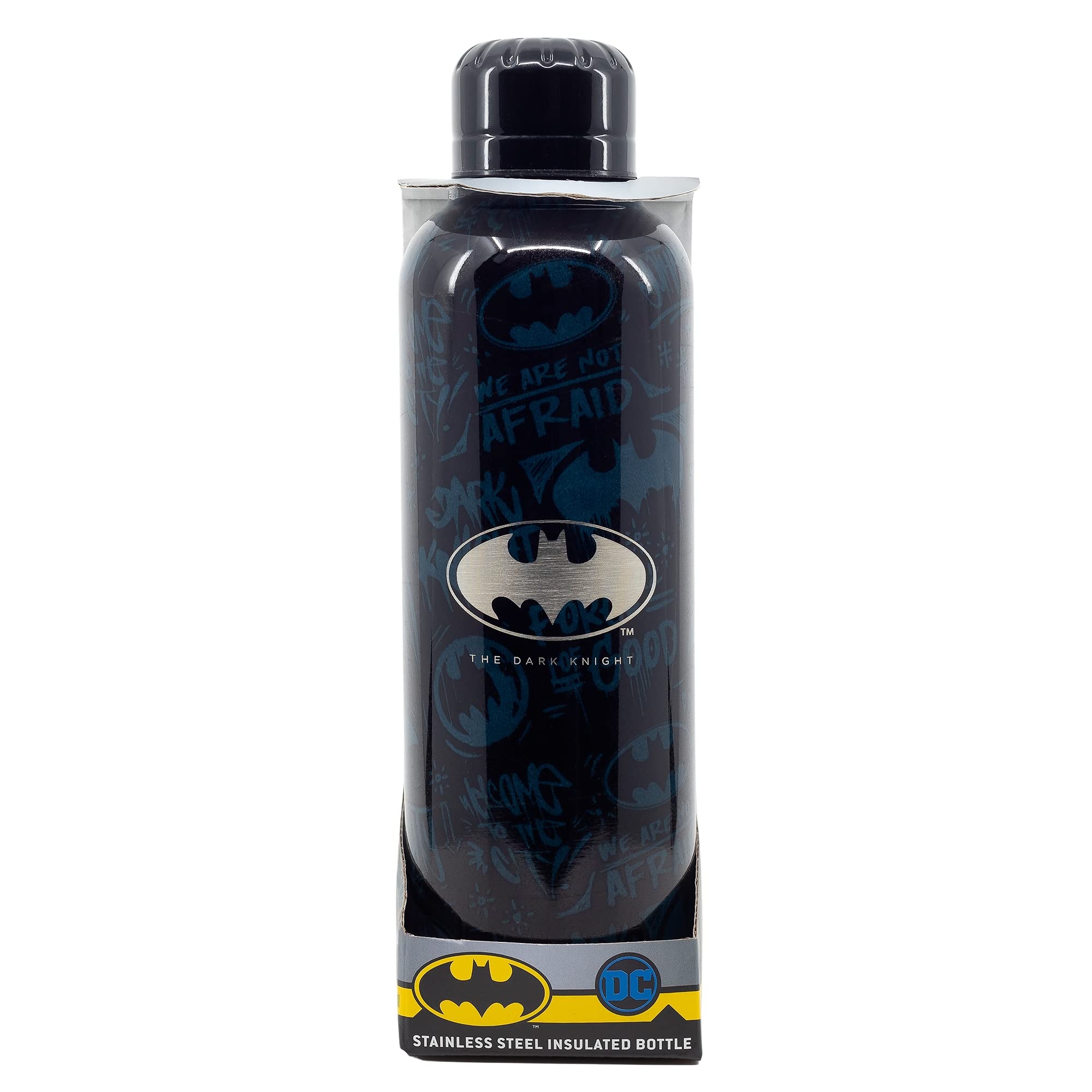 Stor Marvel - Bouteille transportable en Acier Inoxydable - Gourde réutilisable Batman - 515 ML
