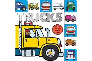 Lift-the-Flap Tab: Trucks - Learning, Picture & Discovery Books for 2 Year Old Boys