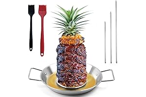 Al Pastor Skewer for Grill,Stainless Steel Vertical BBQ Skewer