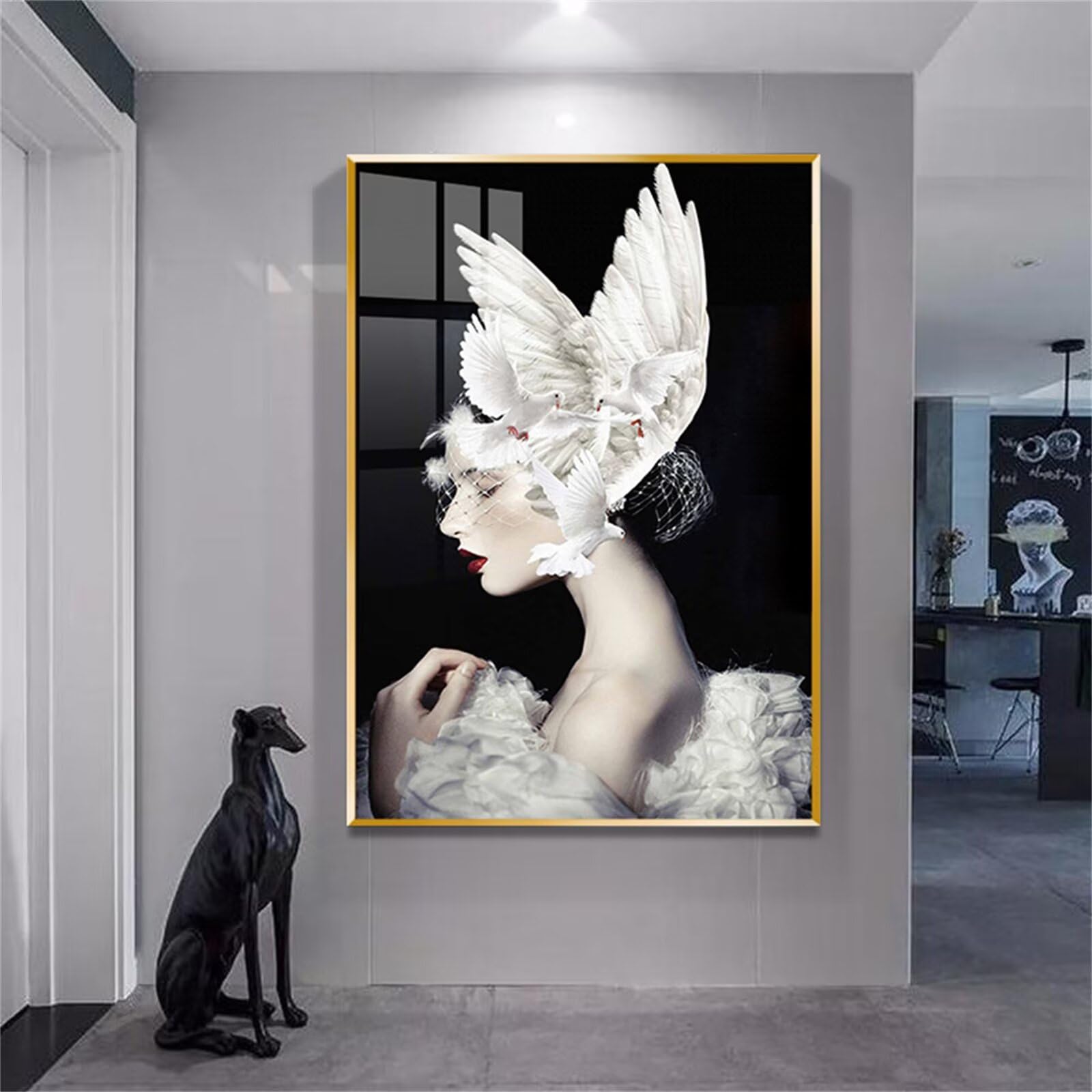 Broderie Diamant 60x90cm Grand Format Z-6750 : Kit Complet 5D Peinture Diamant strass complet