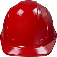 Vista 9 de JORESTECH Casco de Seguridad Duro Naranja de HDPE Estilo Gorra Casco con Suspensión de Trinquete Ajustable de 4 Puntos para Trabajo, Hogar