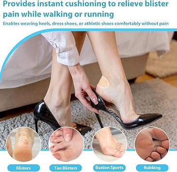64ct Blister Bandages Waterproof Inserts Insoles Cushions for Heel Pads