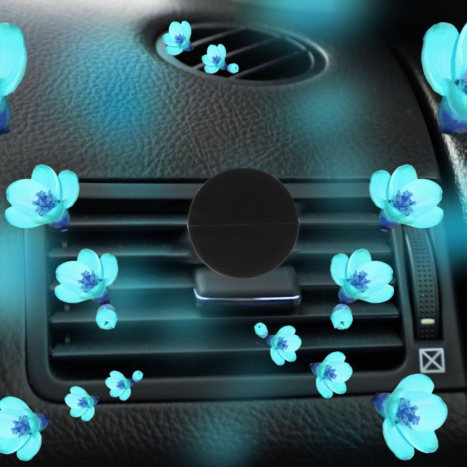 Clip per Bocchetta Aria Auto 100 Pezzi in Metallo Nero | Presa Aria e Uscita Clima, Installazione Rapida, Struttura Robusta, Adatti a Decorazione e Fai da Te