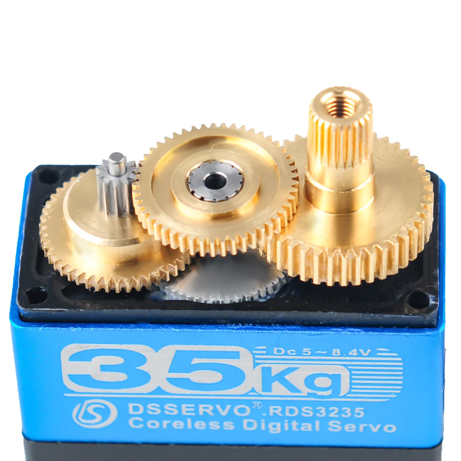 35 kg RDS3235 180 grados Digital Metal Gear Servomotor sin núcleo adecuado para robots teledirigidos, coches, camiones, barcos (2 unidades)