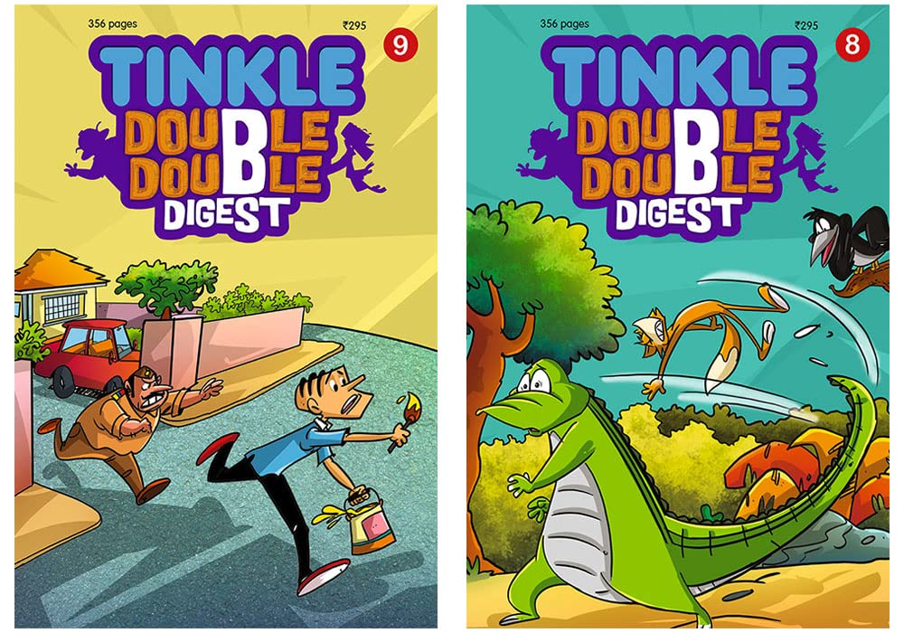 Tinkle Double Double Digest No-8 & 9 (Combo pack)