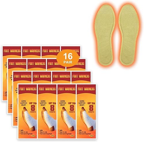 Miniatura 6 de Calentadores de dedos de pies, 40 pares, hasta 10 horas de calor, calentadores de pies con plantilla caliente para pies, hombres y mujeres,