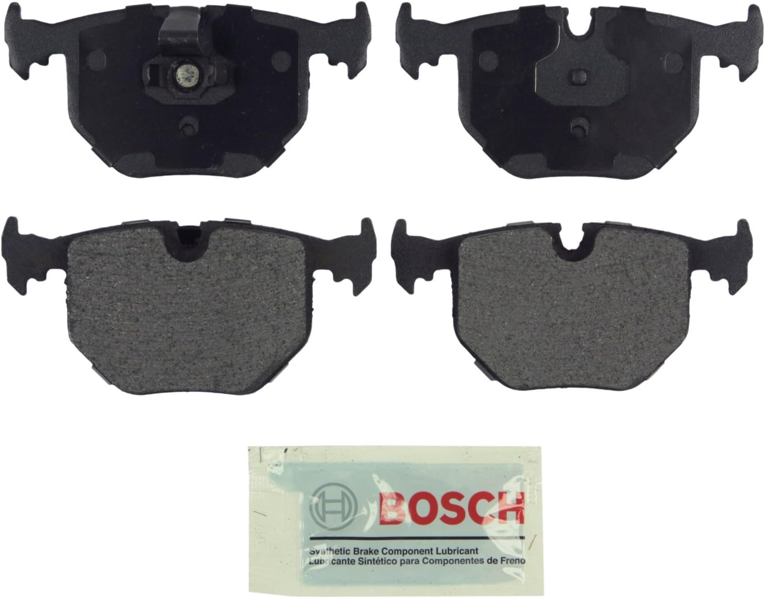 BOSCH BE683 Blue Semi-Metallic Disc Brake Pad Set - Compatible With Select BMW 330Ci, 330i, 330xi, 525i, 525xi, 740i, 740iL, 750iL, M3, M5, X3, X5, Z4, Z8; Land Rover Range Rover; REAR