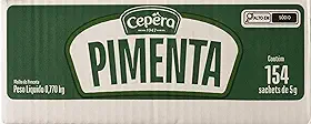 Molho de Pimenta Cepêra 5g - caixa c/ 154 saches