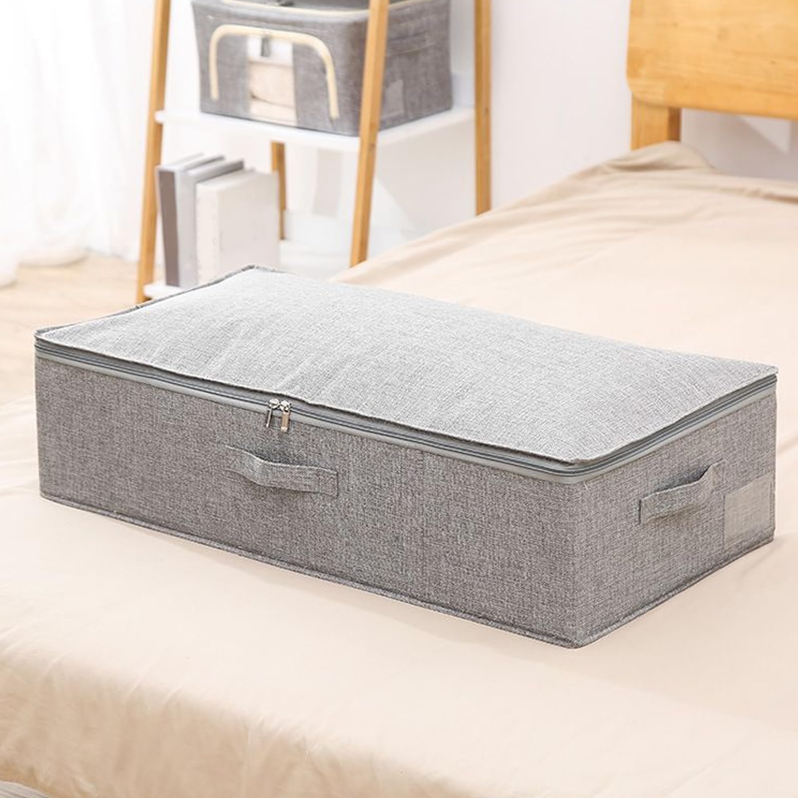 Almacenamiento Bajo La Cama 2 Piezas Organizador de Dormitorio Plegable | Organizadores De Armario Y Contenedores De Almacenamiento Para Mantas Edredones Ropa Suéteres Almohadas Y