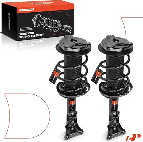 Miniatura 8 de A-Premium Par delantero (2) Conjunto completo de amortiguador y muelle helicoidal compatible con Mercedes-Benz C230 2008-2009, C250 2010-2014, C300,