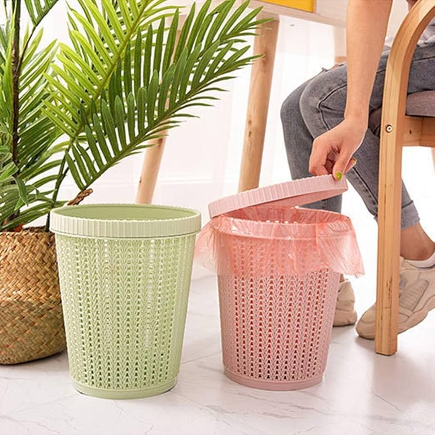 Hollow Garbage Bin Storage Basket With Built-in Garbage Bag Box Coverless For Home I.182105952