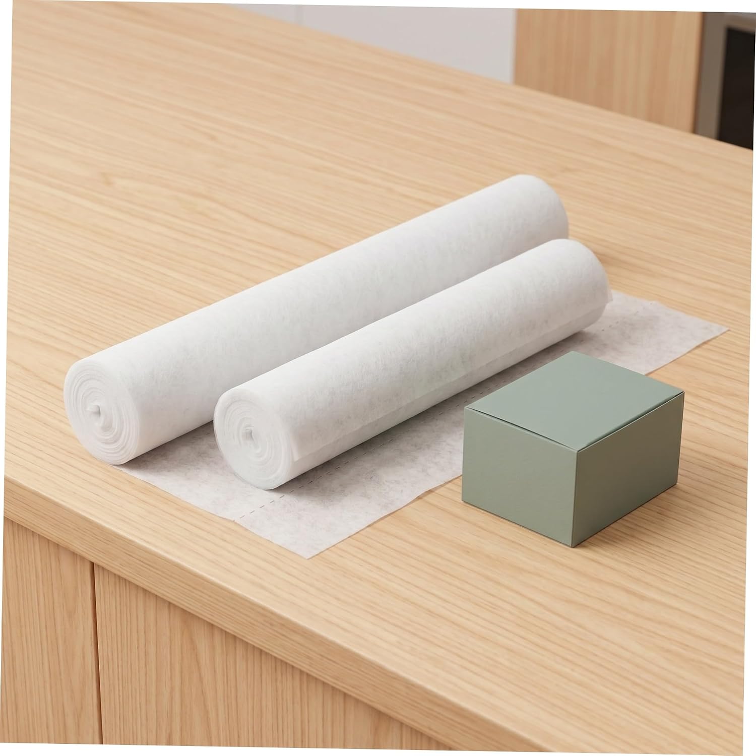 Non Woven Range Hood Grease Filter Paper 2 Rolls Kitchen