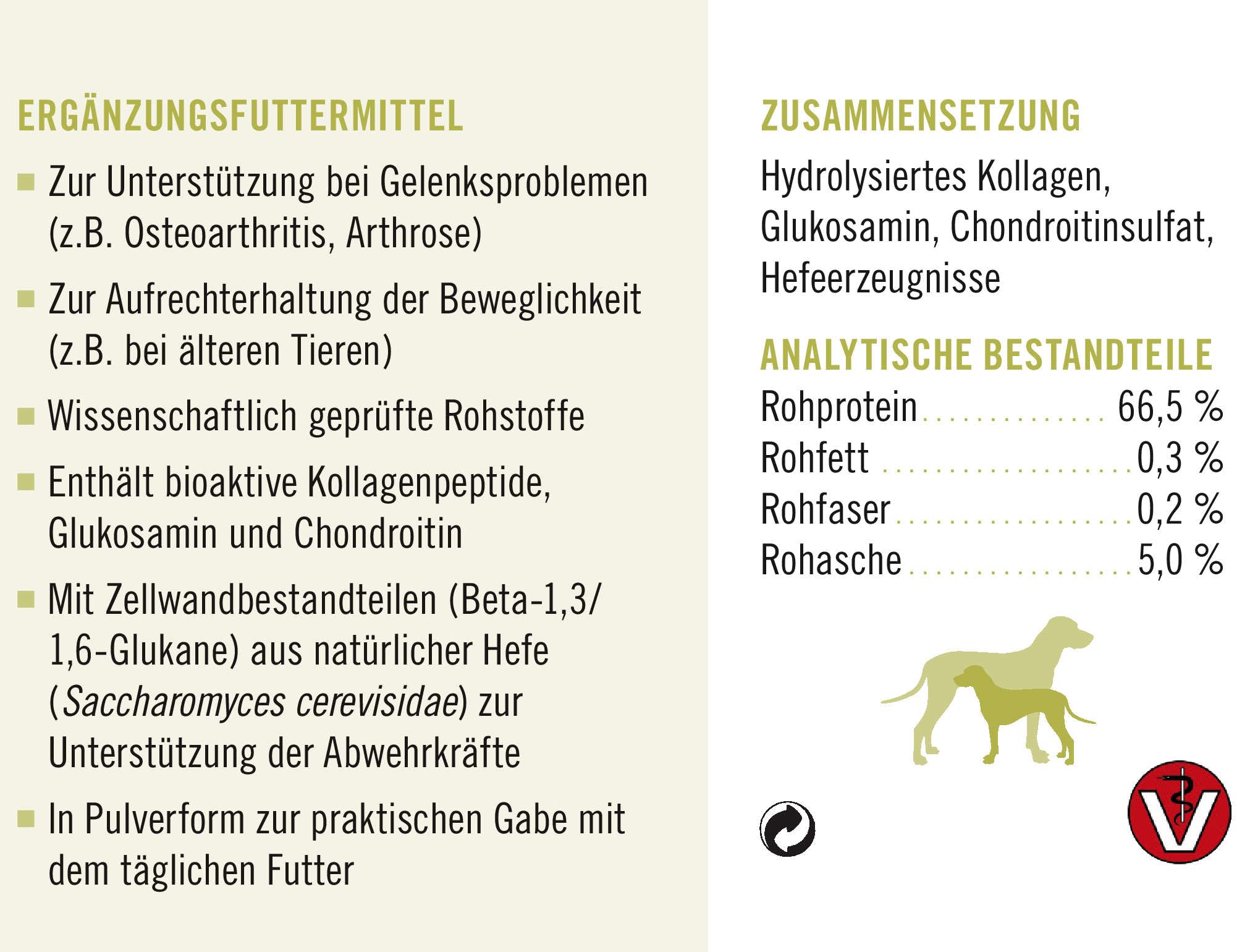 napfcheck VetAgil Gelenk-Mix - zur Unterstützung der Gelenke - für Hunde - 200 g