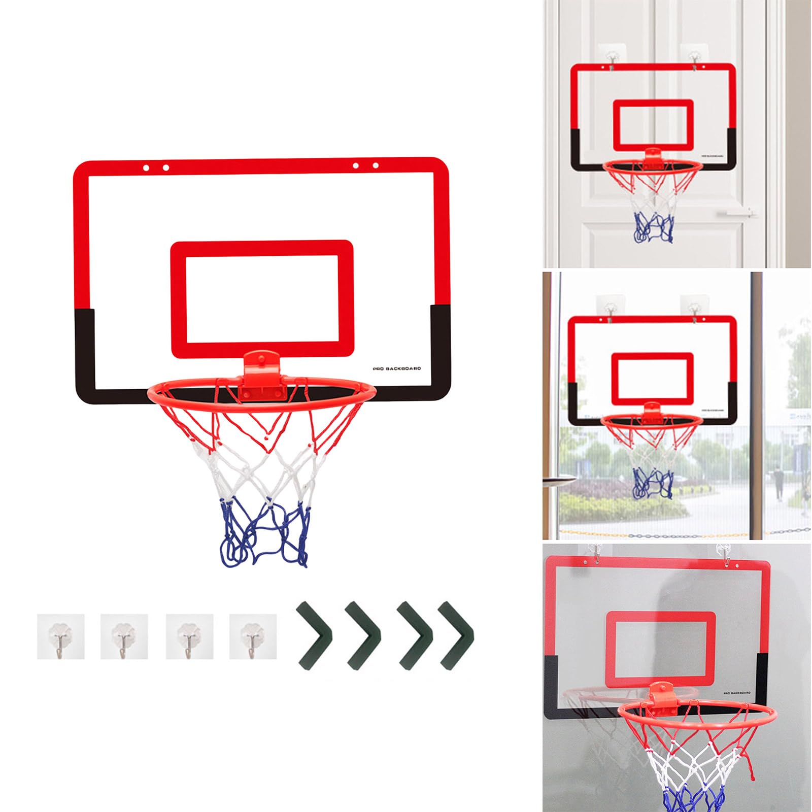ZEXKENS Home Exercise Basketball Hoop Wall Frame Stand Lifting Basket Hanging Backboard Portable Funny Small Basketball Hoop