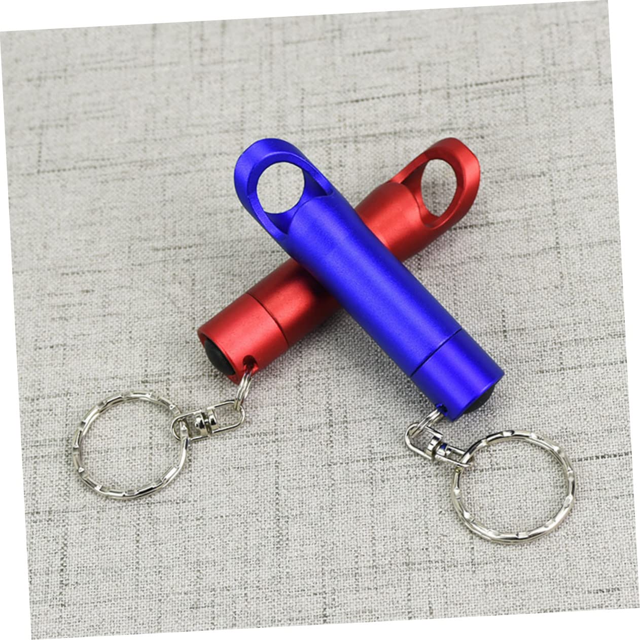 Alipis 12stücke Mini Taschenlampen Schlüsselanhänger Mit Flaschenöffner Stilvolle Schlüsselhalter Und Dekoration Gemischten Farben Für Männer Und Frauen