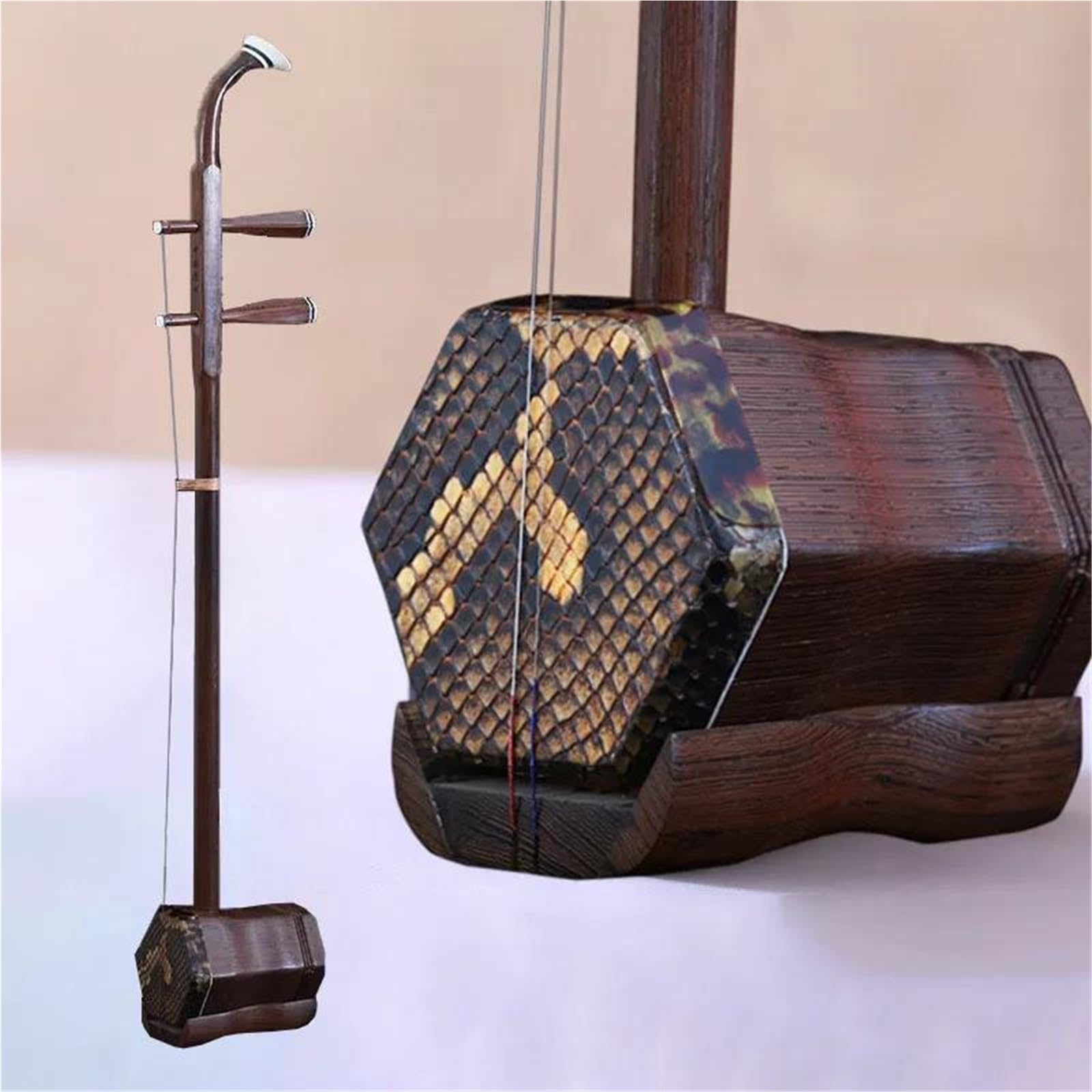 Dorosłych Erhu Tradycyjna Drewniana Gra Erhu