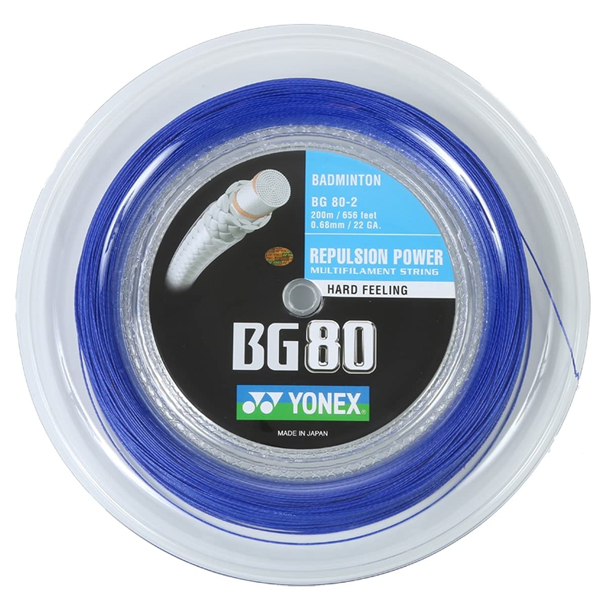 YONEX BG 80 Schlägersaiten, 200 m