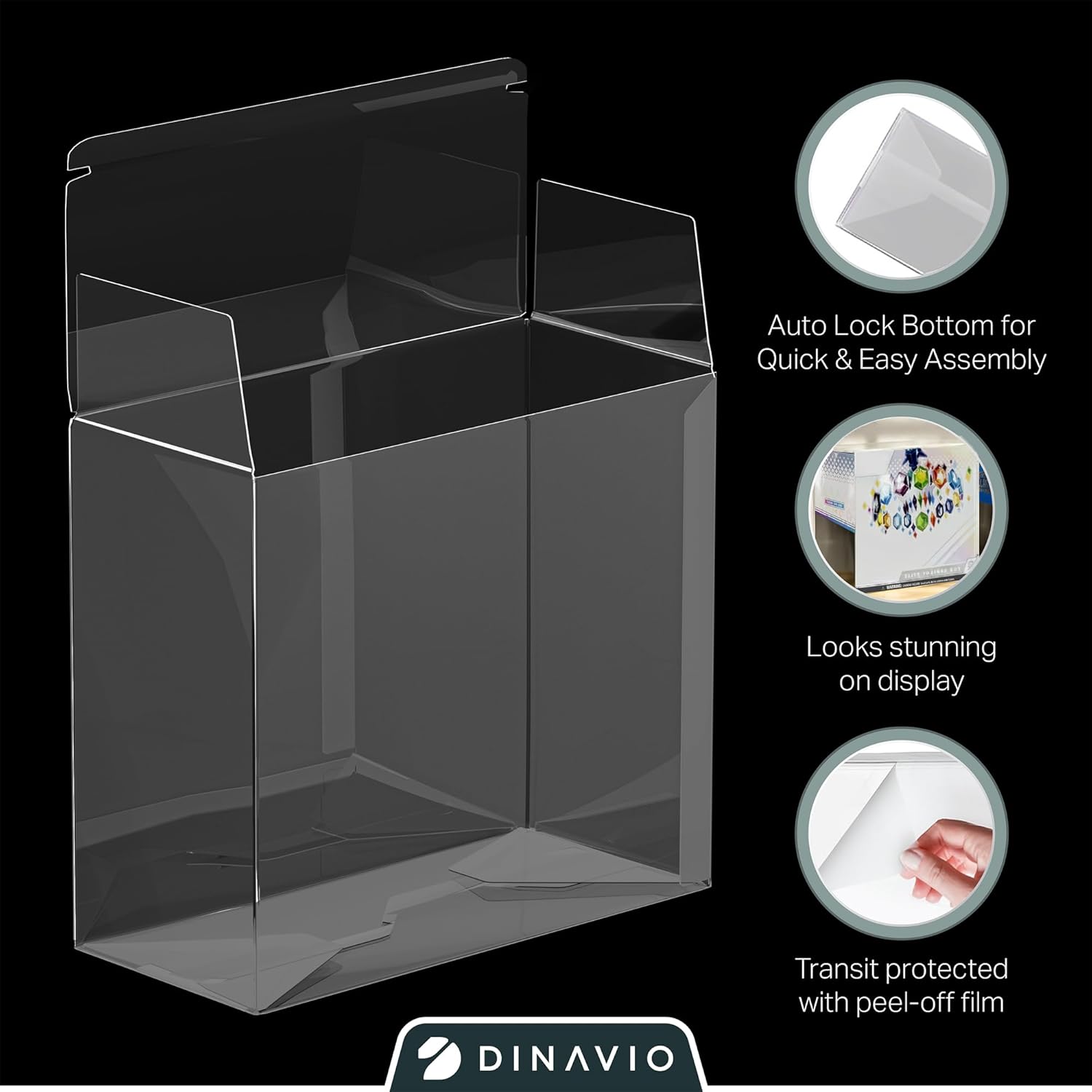 PET Plastic ETB Protector Case 30 Pack - Elite Trainer Box Protector - ETB Case Compatible with Elite Trainer Boxes (Pack of 30) - Image 5