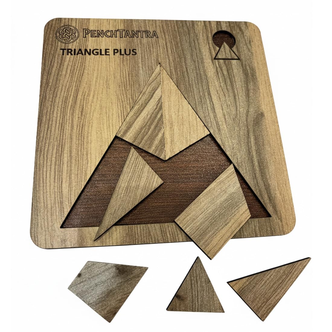 The Triangle+ | 8-Piece Advanced Wooden Paradox Puzzle (Level 6/10 Difficulty)-image-28