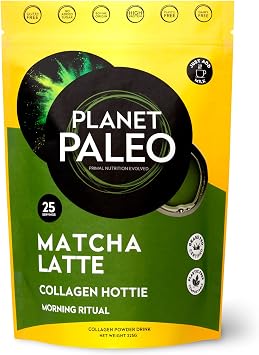 Pure Collagen - Matcha Latte 225g, 25 Servings | Nutritious, Protein-Rich Coffee Alternative | Rich in Antioxidants & Amino Acids | Enhance Energy, Focus and Mood