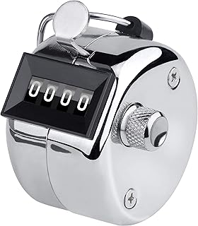LUPO Clicker Counter Handheld Tally 4 Digit Golf Manual Number Scorer Mechanical Palm Clicker