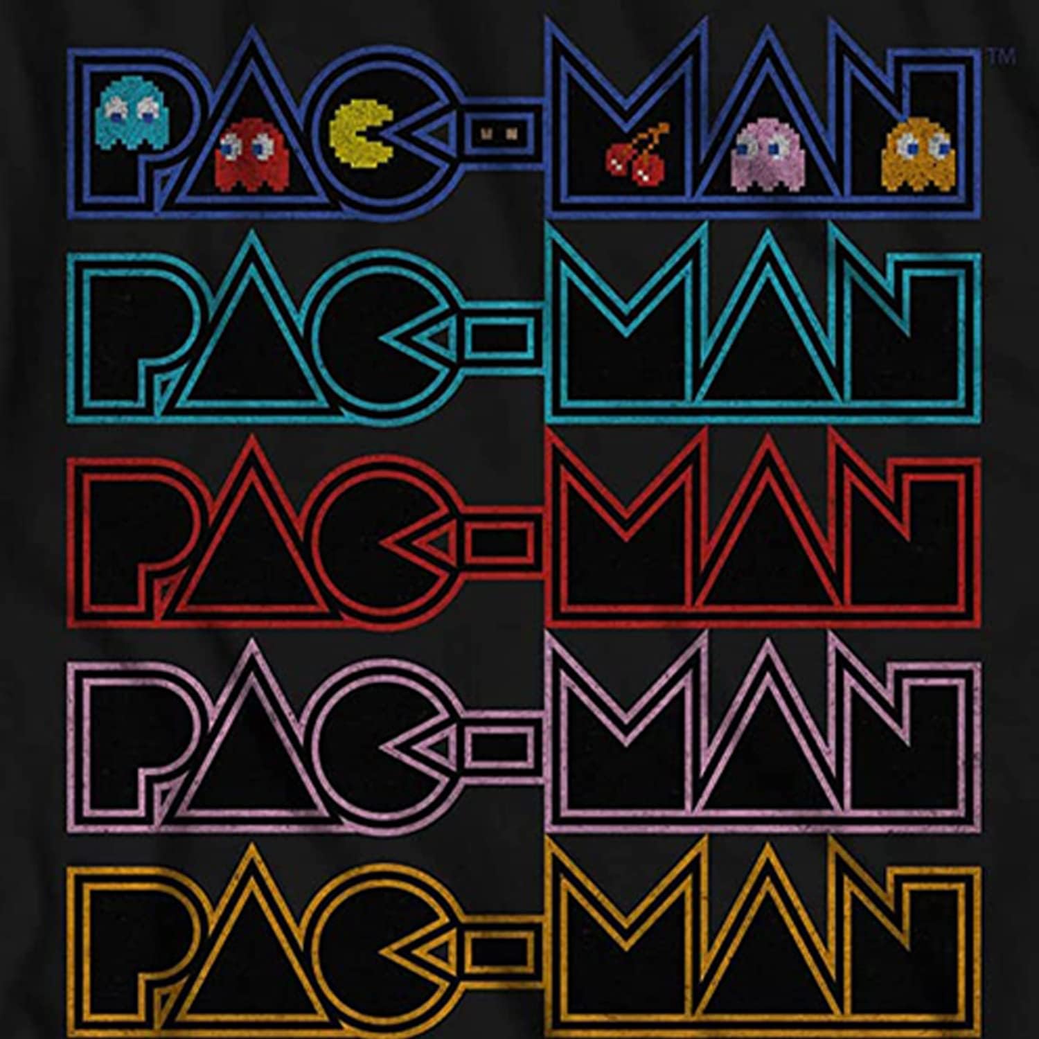 Pac-Man Official Pacman Video Game Shirt - Namco Atari Official T-Shirt