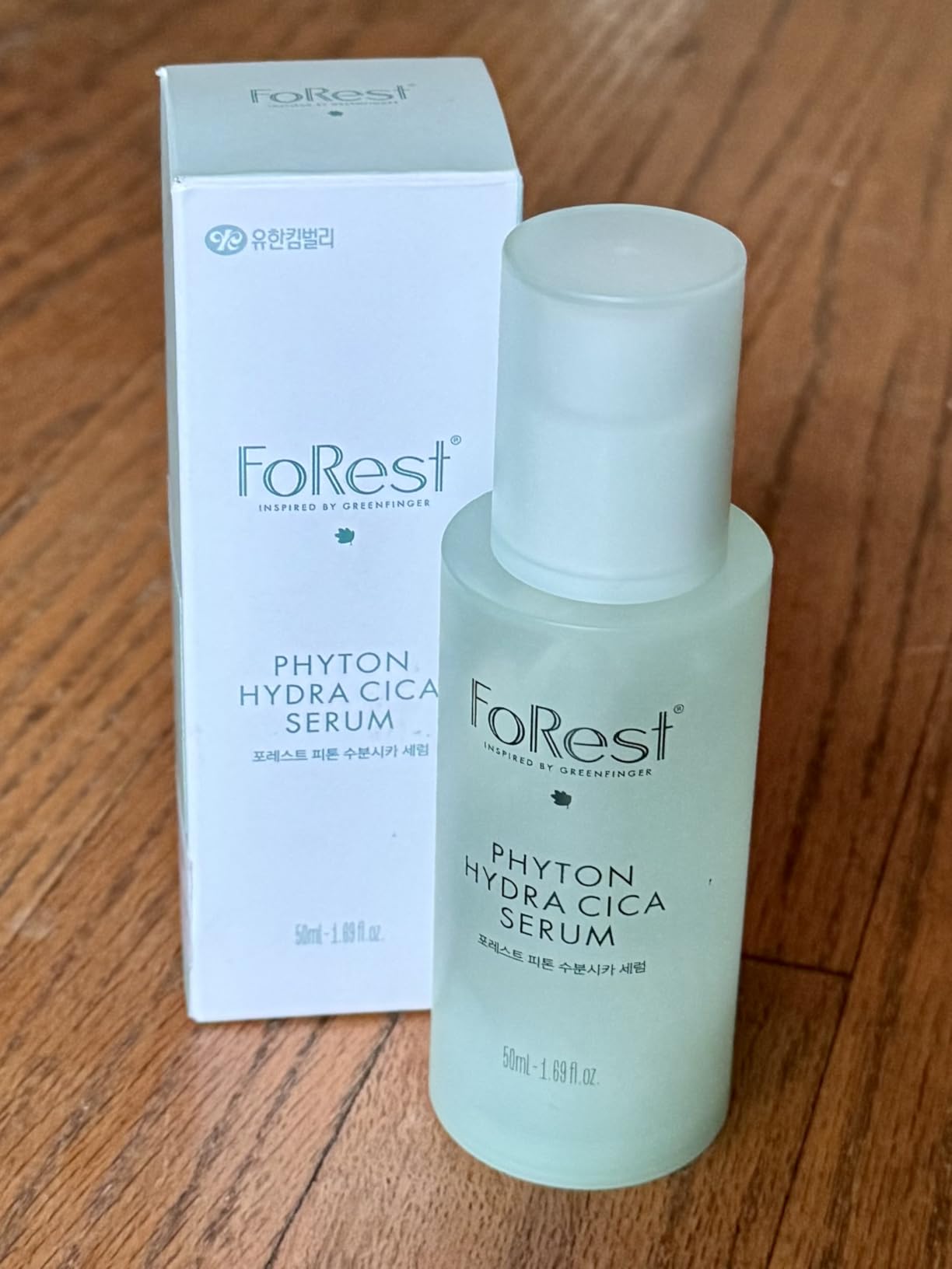 GREEN FINGER FOREST FOREST Phyton Cica Serum 1.69 fl.oz, Skin elasticity, pore care, moisturizing, korean skin care, hyaluronic acid, cica soothing serum