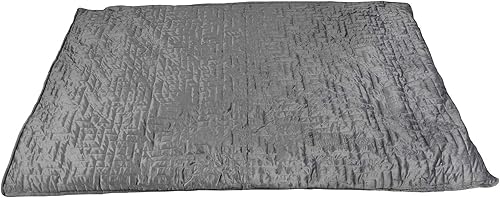 Miniatura 8 de Nova Microdermabrasion Manta con peso (48 x 72 pulgadas, 15 libras para 130-170 libras individual, gris) Manta pesada para adultos y niños  Algodón