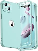 Vista 90 de ORETECH Funda para iPhone 13, con [2 protectores de pantalla] [prueba de caídas de grado militar de 15 pies] [protección de cámara] cuerpo completo