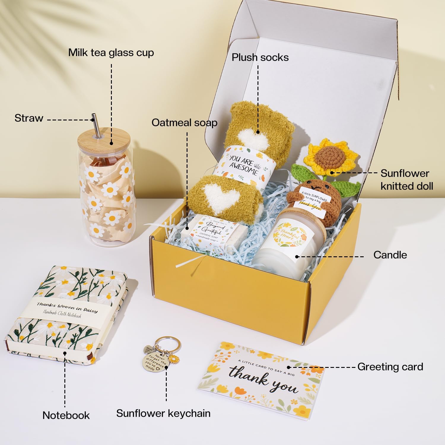 Thank You Gifts for Women, 11PCS Employee Appreciation Gifts, Appreciation Gifts for Teacher, Paraprofessional, Social Worker, Coworkers Volunteer Staff Boss Nurse Secretary Bus Driver - Image 2