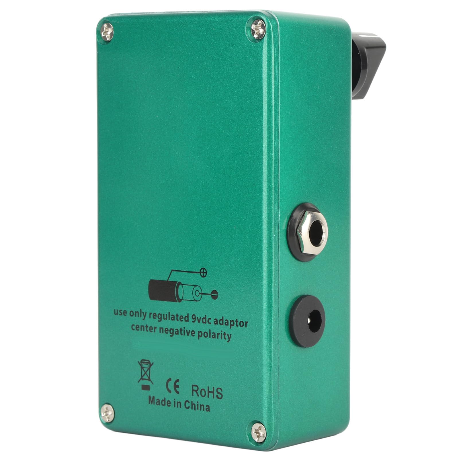 Guitarra Sostenible Fellow Tube Pedal Tube Screamer Overdrive para Mejorar el Rendimiento, Compacto y Duradero (verde) (Efecto de sobrecarga manual de Tube Screamer)