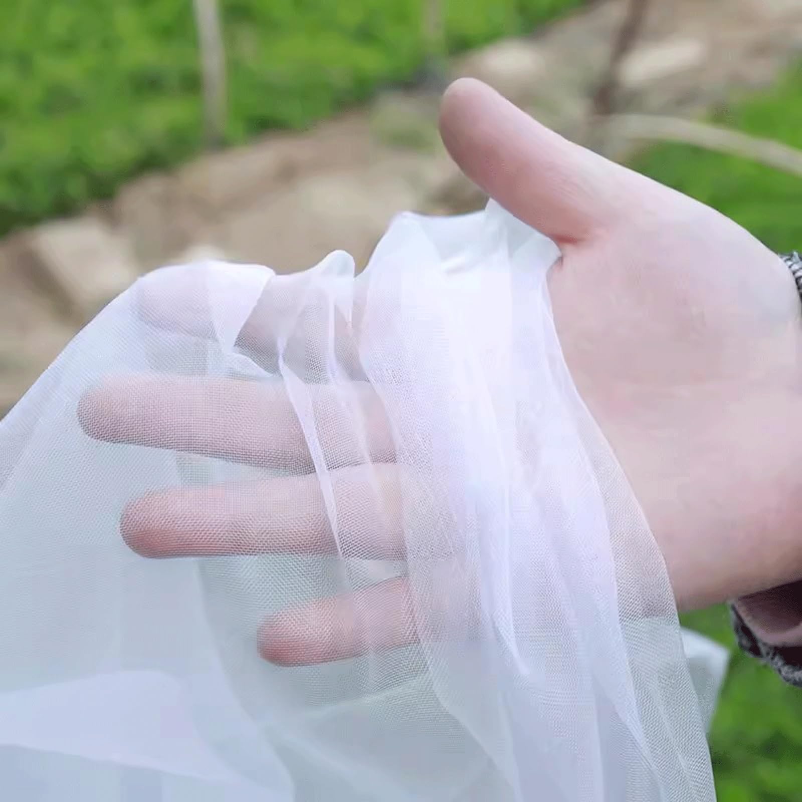 Malla antimosquitos Resistente para jardín y árboles frutales, Malla antipájaros, protección Gruesa para Plantas, 2 x 40 m, Ideal para hortalizas y Frutas.