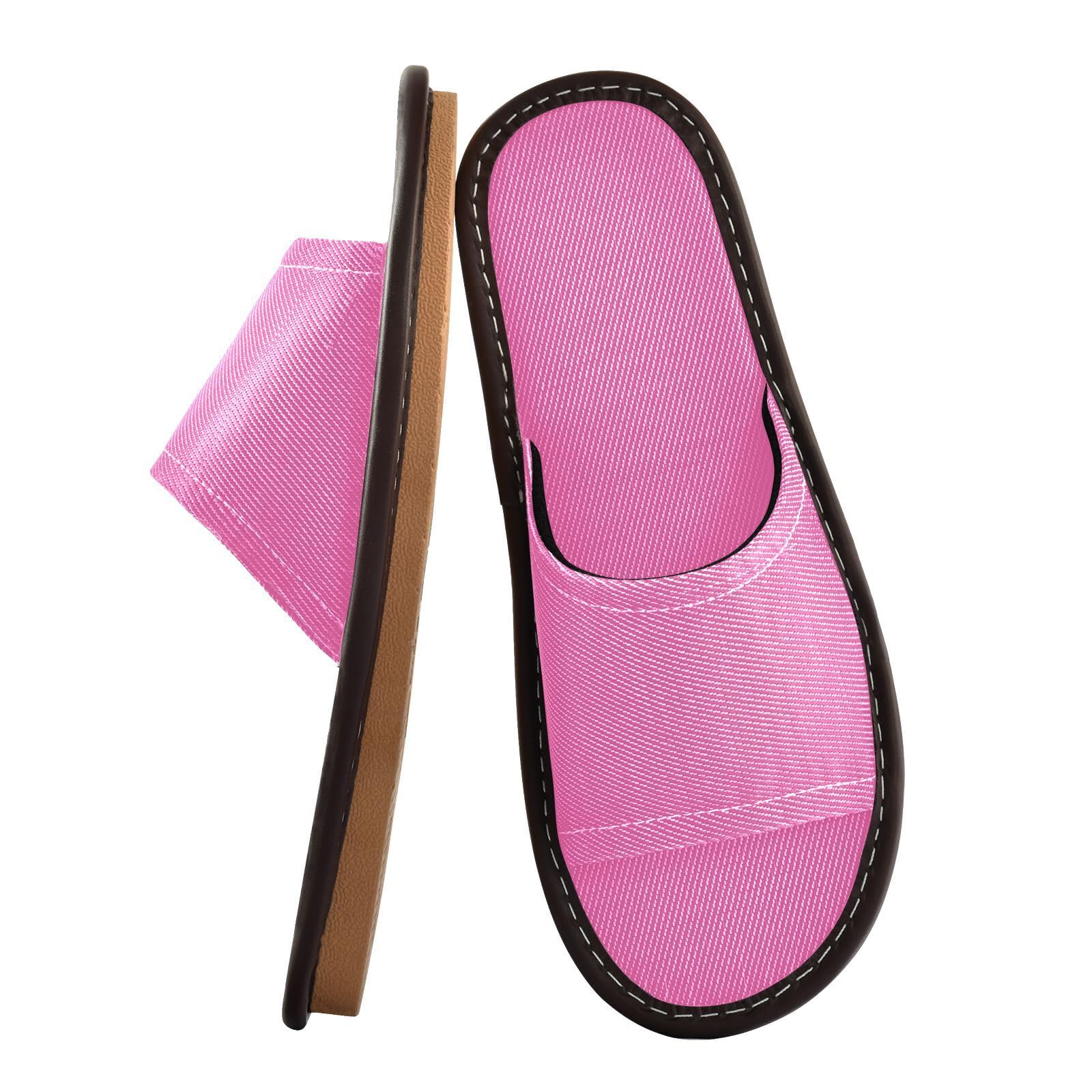 GuoChe Indoor and Outdoor Shower House Slippers Ultralight Non-Slip Rubber Sole Home Shoes for Hotel Travel