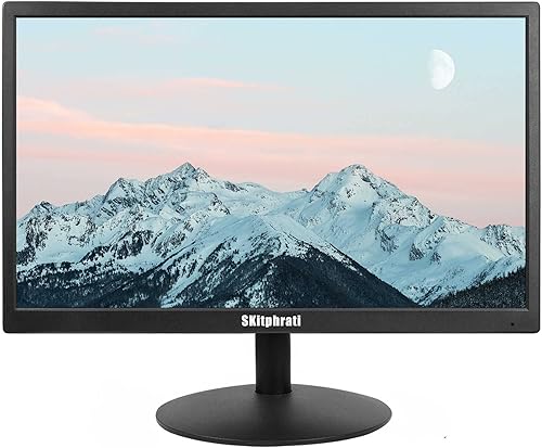 Monitor de PC de 20 pulgadas 1600x900 75Hz 5MS HDMI Monitor LED Ángulo de visión 95 (horizontal) con entrada HDMI VGA, 76% sRGB, montaje en pared