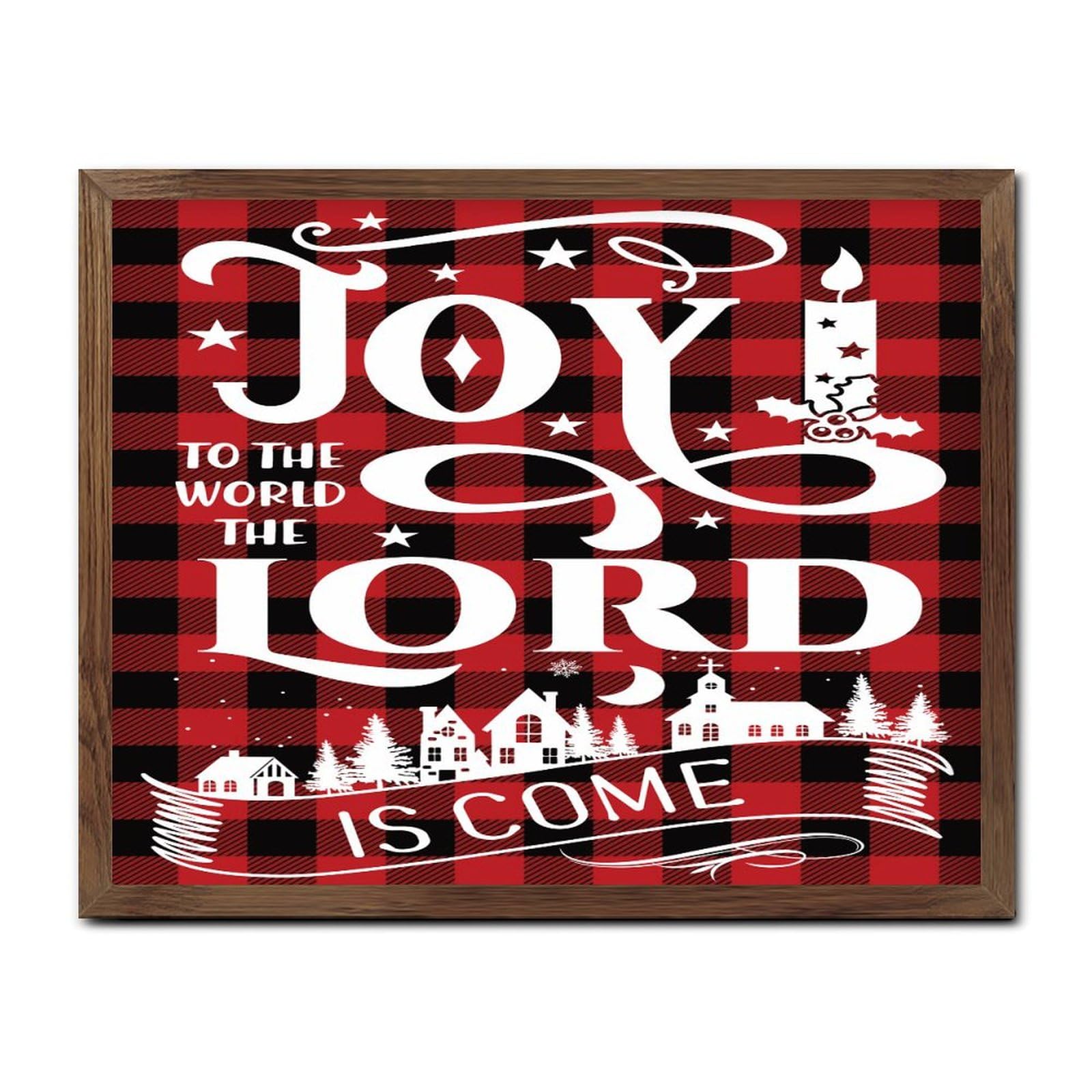 Décoration murale Joy to The World pour cabane et salon chaleureux