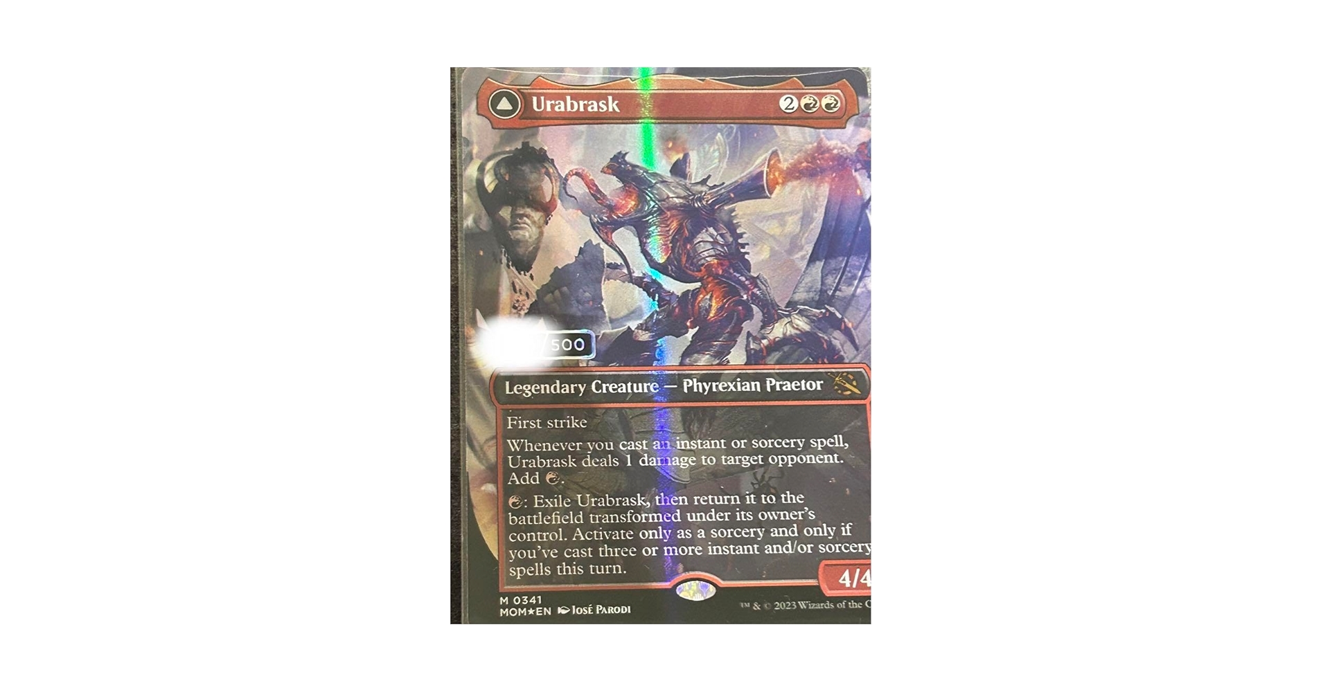MTG ウラブラスク ダブルレインボウfoil ダブルレインボウFOIL)隠れしウラブラスク/Urabrask the Hidden