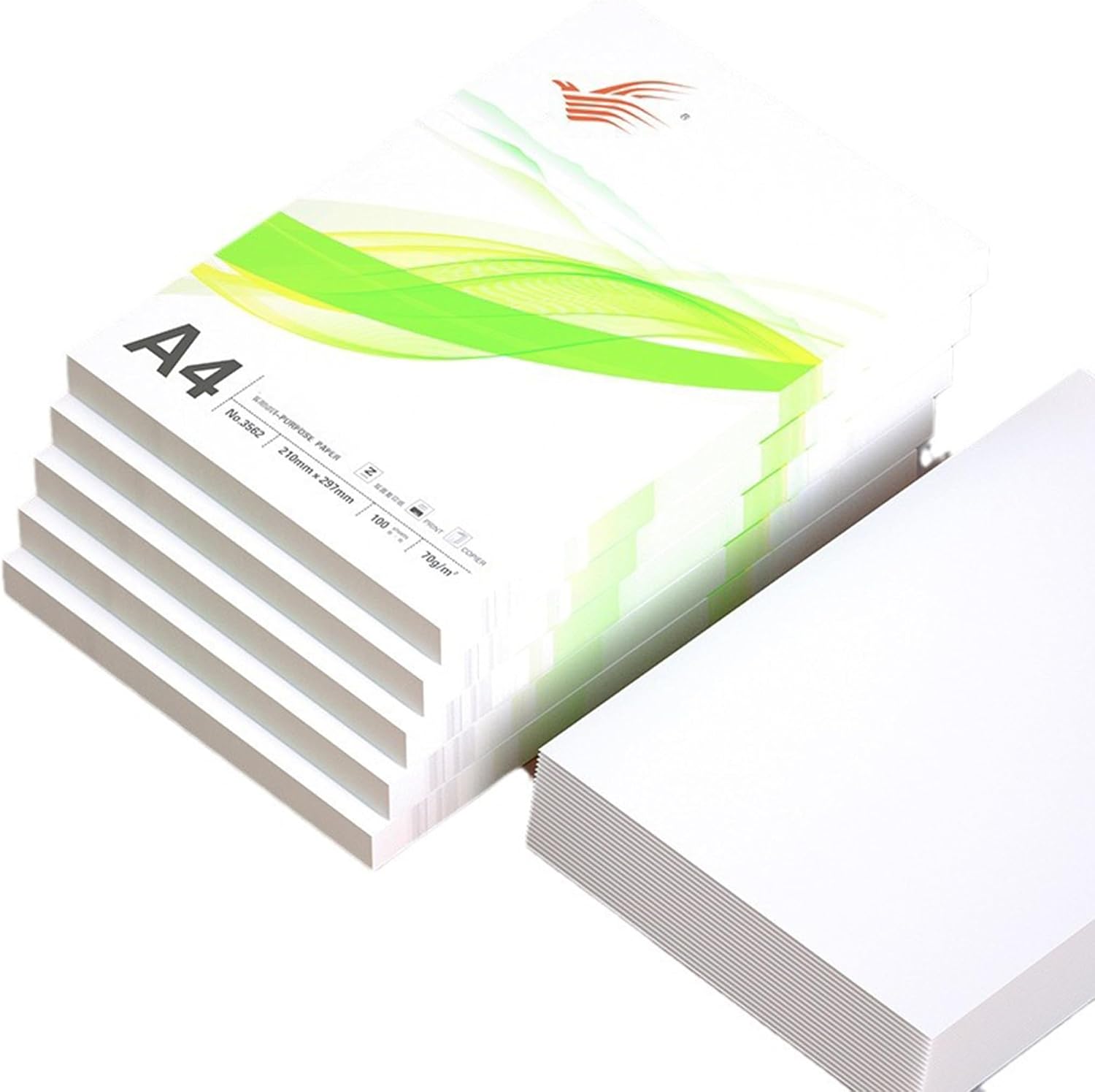A4 Copy Paper 80gsm, 100 Sheets per Pack – Bright White Printer Paper for Inkjet & Laser, Smooth Double-Sided Printing, Home Office & School Use