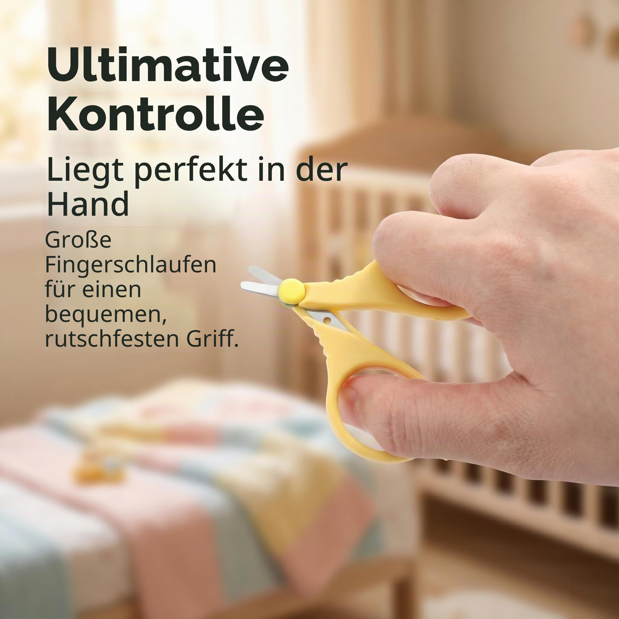 PAFASON Baby Rund Spitze Sicherheit Maniküre Nagel Schere und Baby Glas Nagel Feile Set, Rostfrei Stahl, Tschechisch Schwimmend Glas, Ideal für Säugling, Neugeborene, Babys Kleinkinder
