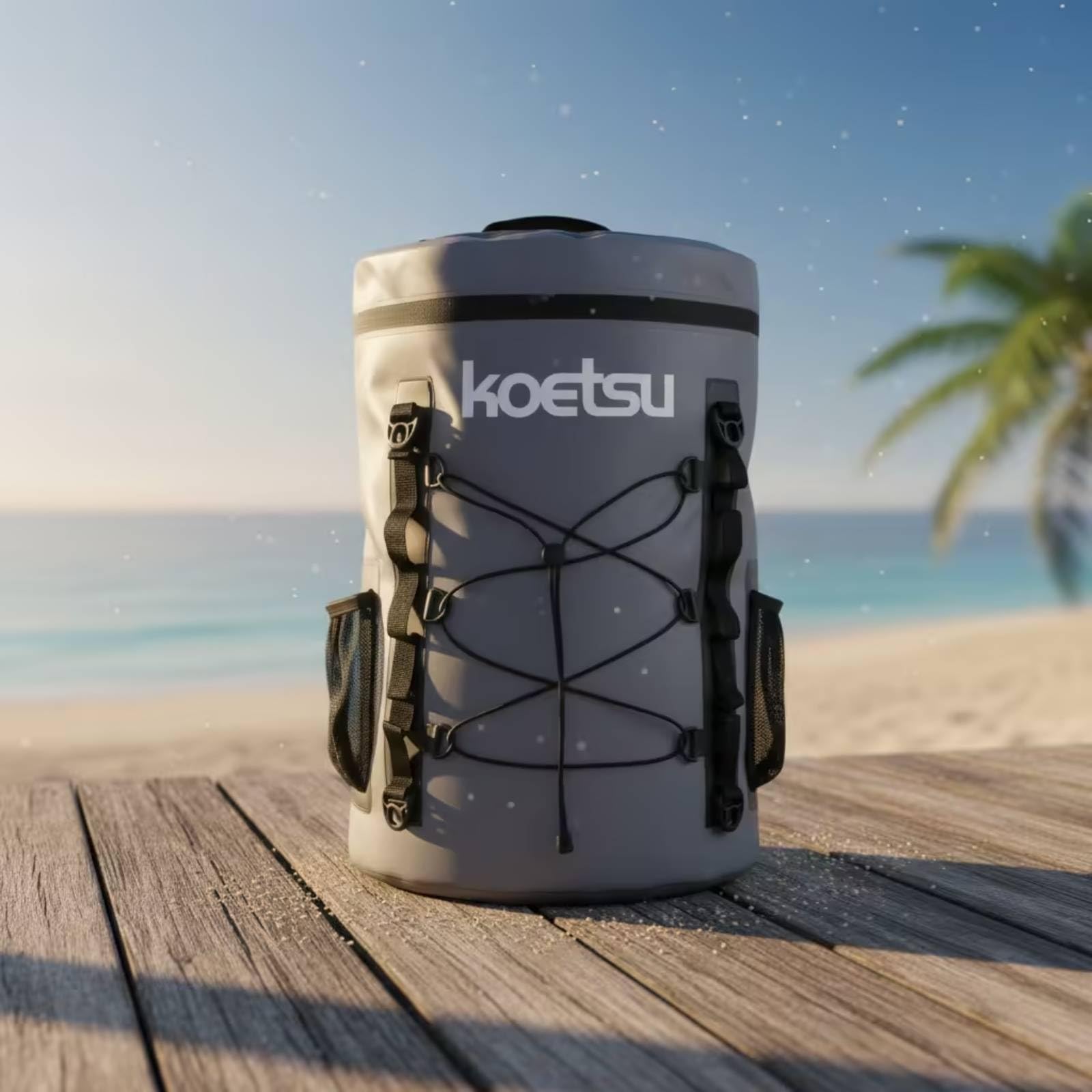 F Fityle Bolsa para Paddle Surf Bolsa Impermeable Mochila Estanca Organizador para Cubierta con Malla y Cremallera Segura PVC 500D 40 L Adecuada para Surf Turismo Acuático