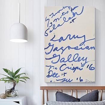 Amazon.co.jp: サイ・トゥオンブリー（ Cy Twombly）抽象的Three