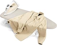 Vista 7 de Tabla de Planchar Pequeña de Sobremesa con Cubierta Resistente al Calor, Tabla de Planchar Compacta Mini con Marco de Malla Metálica