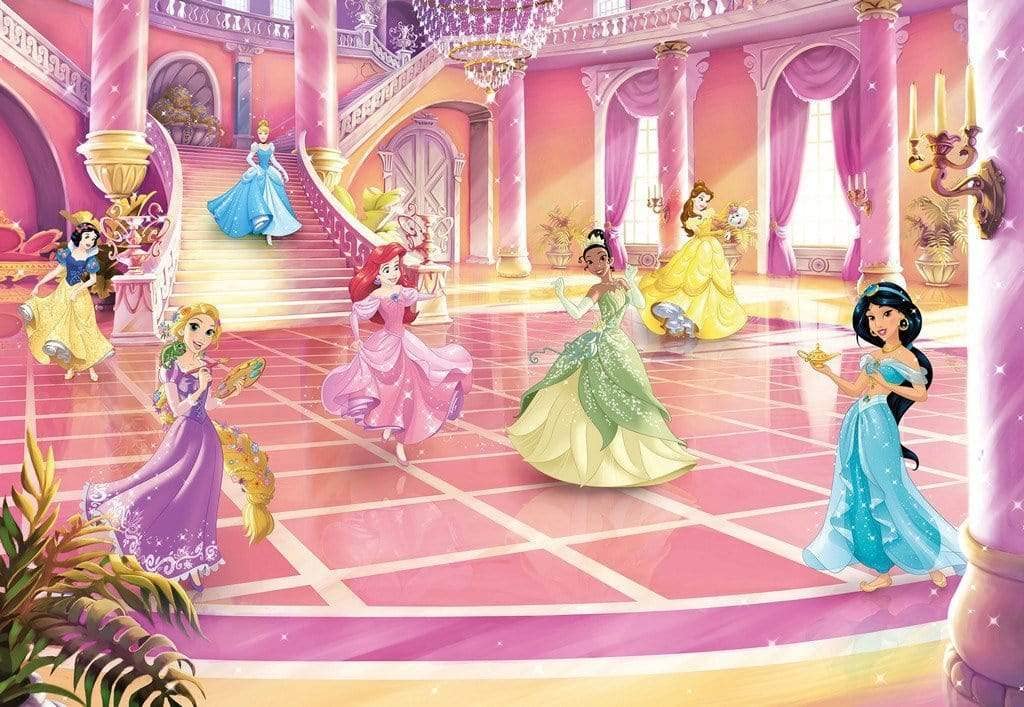 Komar Papier Fototapete - Princess Glitzerparty - Größe 368 x 254 cm