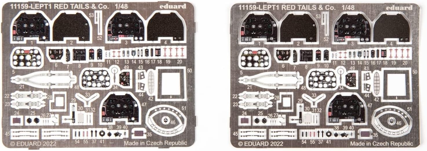 Eduard EDU11159 1/48 Dual Combo Limited Edition US Army Air Force P-51D Red Tales Plastic Model