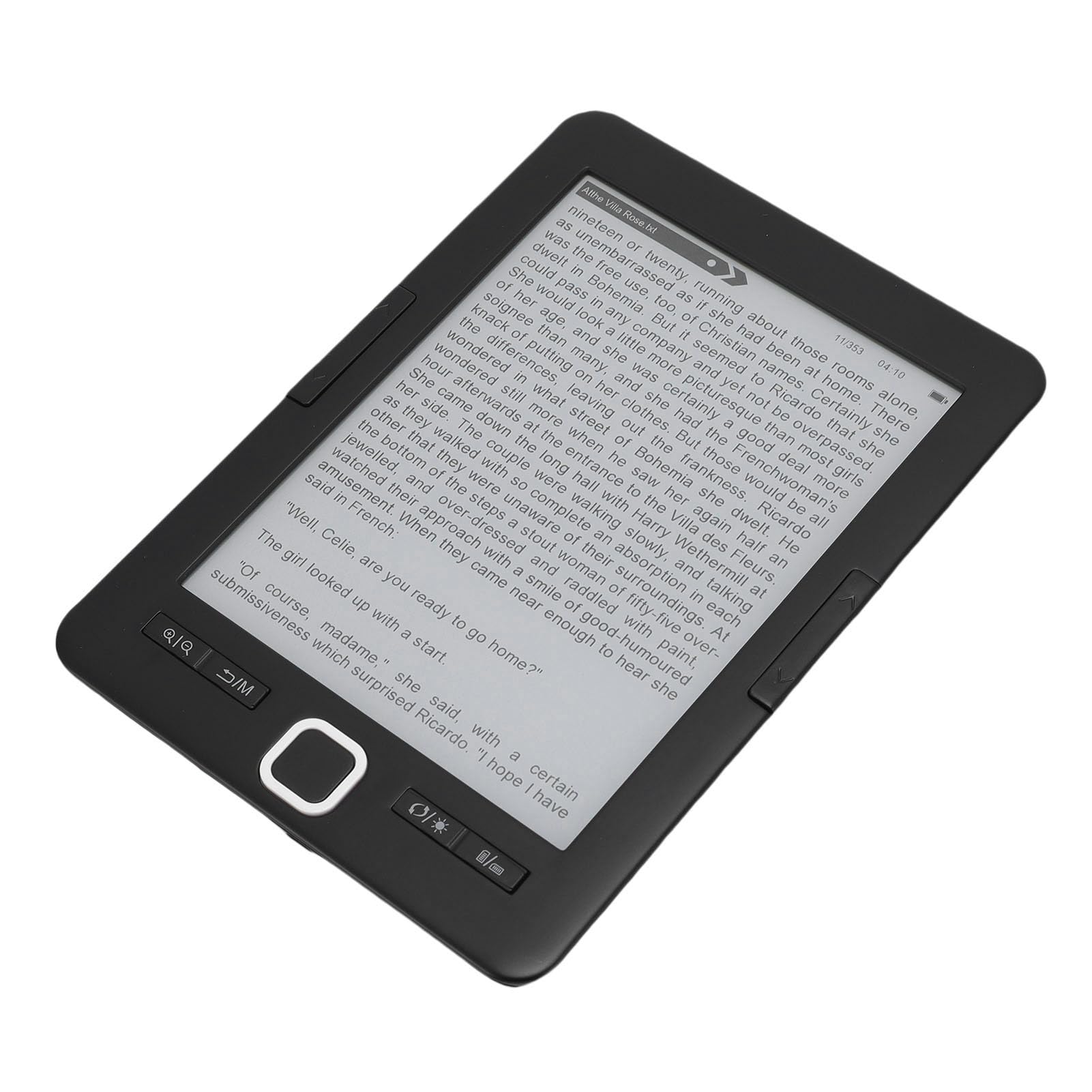 Generic Il Lettore di Ebook Portatile da 6 Pollici Supporta più Formati con luminosità Regolabile per Viaggi e Tempo Libero Capacità di 8 GB